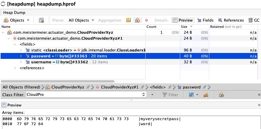 Byte array view